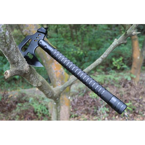Hook tail battle axe (aluminum handle)