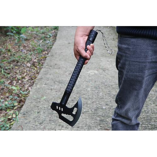 Hook tail battle axe (aluminum handle)