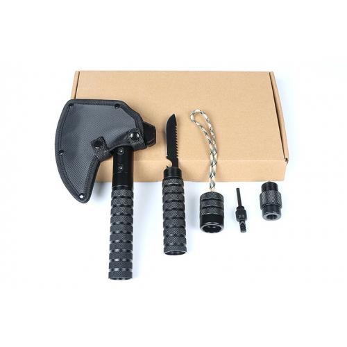 Hook tail battle axe (aluminum handle)