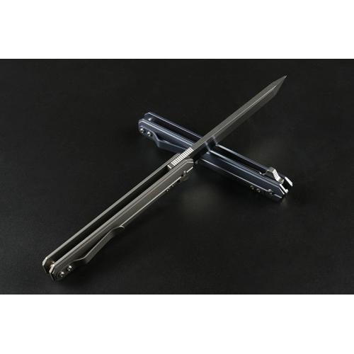 Commander, quickly open the folding knife (titanium handle, T-head, two colors)