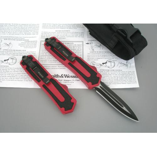 Microtech Red Dual-Edge OTF Knife
