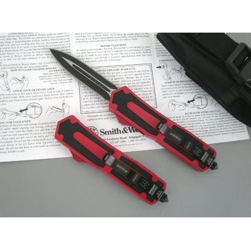 Microtech Red Dual-Edge OTF Knife