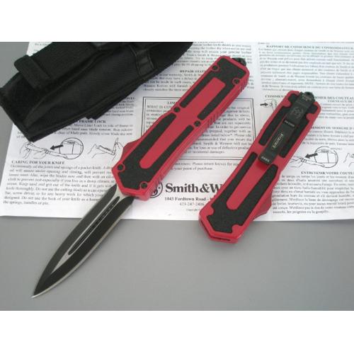 Microtech Red Dual-Edge OTF Knife