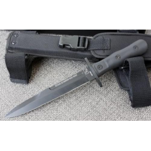 Extreme Force 38-09 Tactical Fixed Blade Knife (Black Blade)