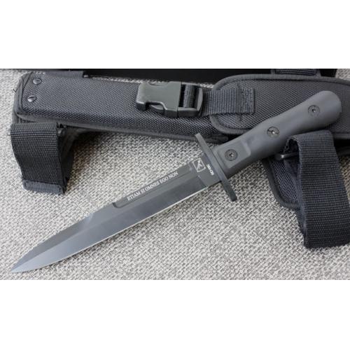 Extreme Force 38-09 Tactical Fixed Blade Knife (Black Blade)