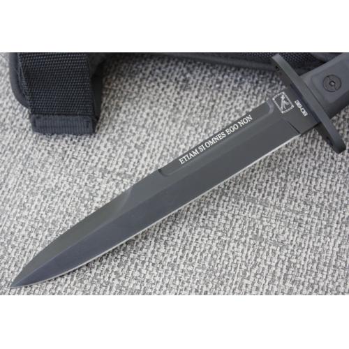 Extreme Force 38-09 Tactical Fixed Blade Knife (Black Blade)