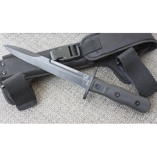Extreme Force 38-09 Tactical Fixed Blade Knife (Black Blade)