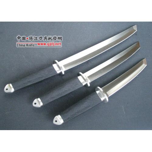 Compact Samurai Knife with Leather Sheath