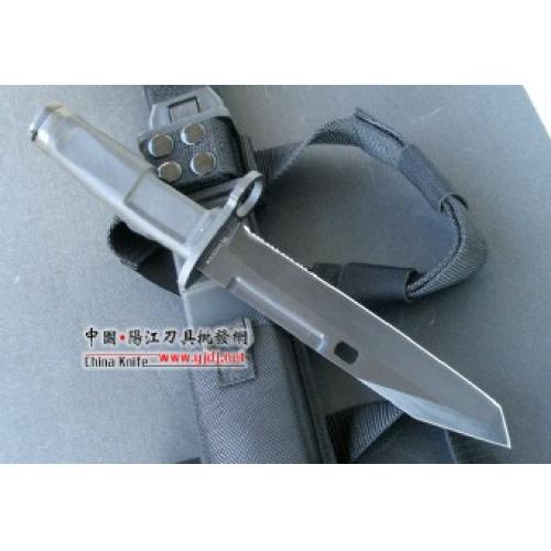 Extreme Force Fulcrum I Bayonet Black Military Knife