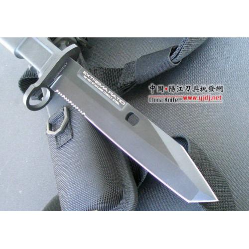 Extreme Force Fulcrum I Bayonet Black Military Knife