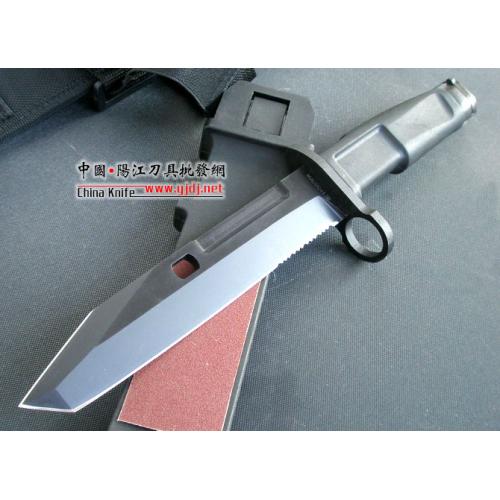 Extreme Force Fulcrum I Bayonet Black Military Knife