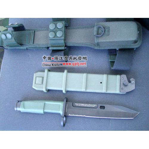 Extreme Force Fulcrum I Bayonet (OEM Version) with Green Handle and Black Blade
