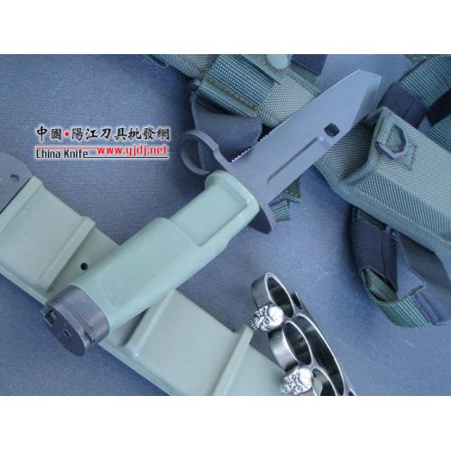 Extreme Force Fulcrum I Bayonet (OEM Version) with Green Handle and Black Blade