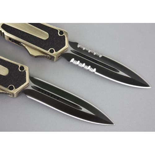 Microtech Scarab Gold Double-Edge