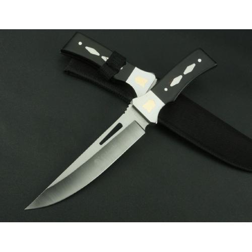 HK-309A Fixed Blade Knife with Red Handle