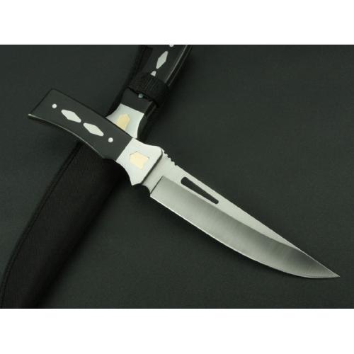 HK-309A Fixed Blade Knife with Red Handle