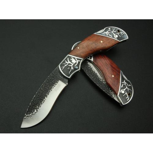 0083 Aluminum Folding Knife with Nylon Sheath