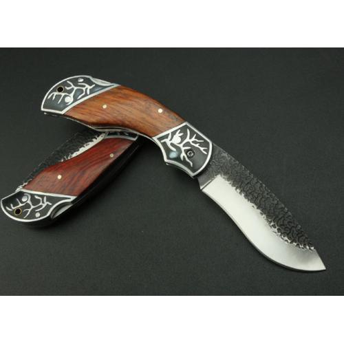 0083 Aluminum Folding Knife with Nylon Sheath