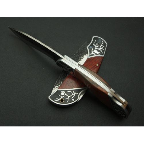 0083 Aluminum Folding Knife with Nylon Sheath