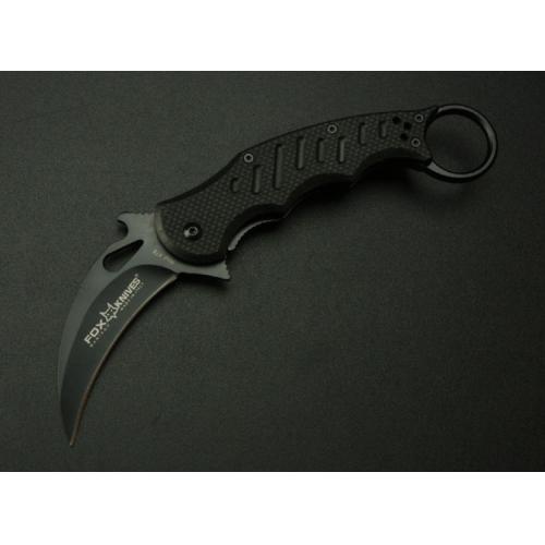 Fox-690 Claw Folding Knife (Black & White)