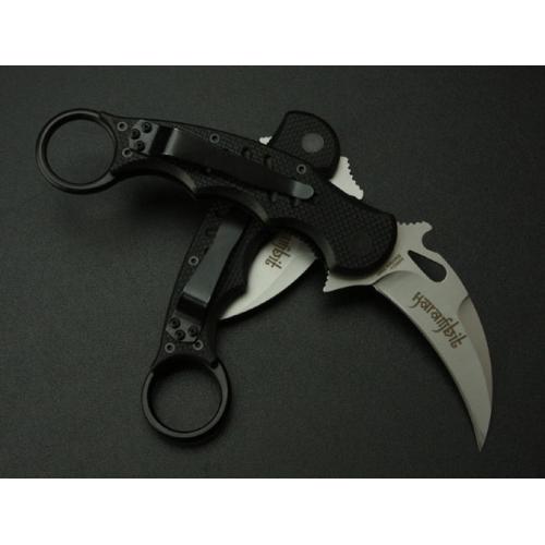 Fox-690 Claw Folding Knife (Black & White)