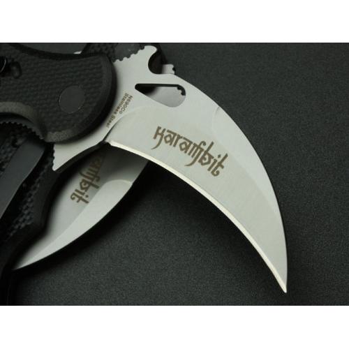 Fox-690 Claw Folding Knife (Black & White)