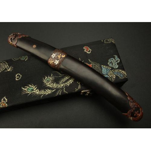 6-Inch Plum Blossom Hamon Samurai Knife