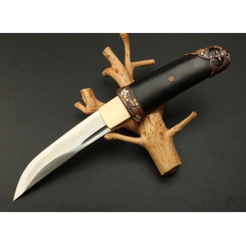 6-Inch Plum Blossom Hamon Samurai Knife