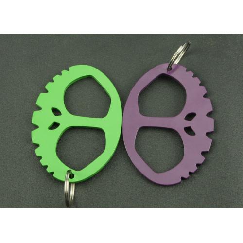 Two-Eye Ring Self-Defense Tool