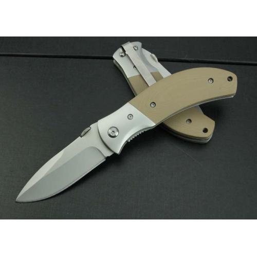 KT-038 Folding Knife with Desert G10 Handle