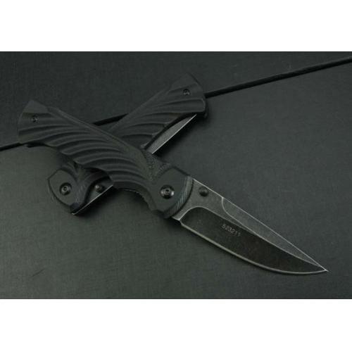 KT-037 Black G10 Folding Knife