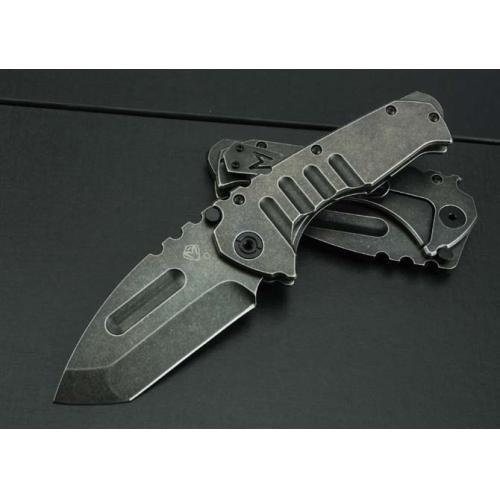 Folding Knife with Steel Handle