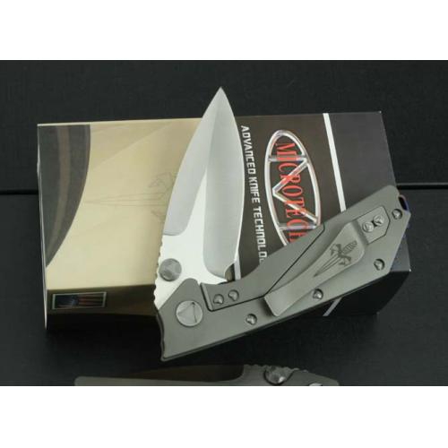 Premium Microtech Folding Knife with Titanium Handle