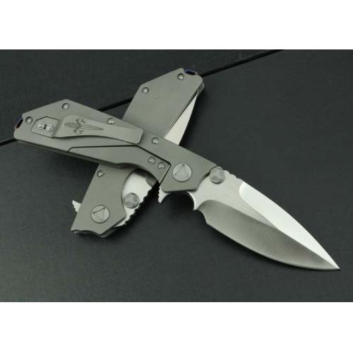 Premium Microtech Folding Knife with Titanium Handle