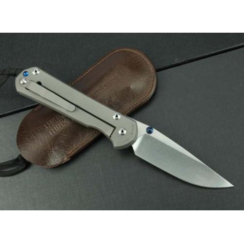 ChrisV Folding Knife with Titanium Handle