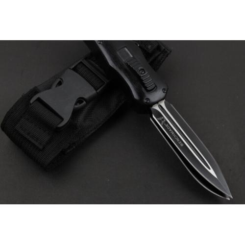 New Edition - Black Dual-Action Butterfly Knife