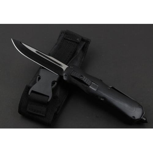 New Edition - Black Dual-Action Butterfly Knife