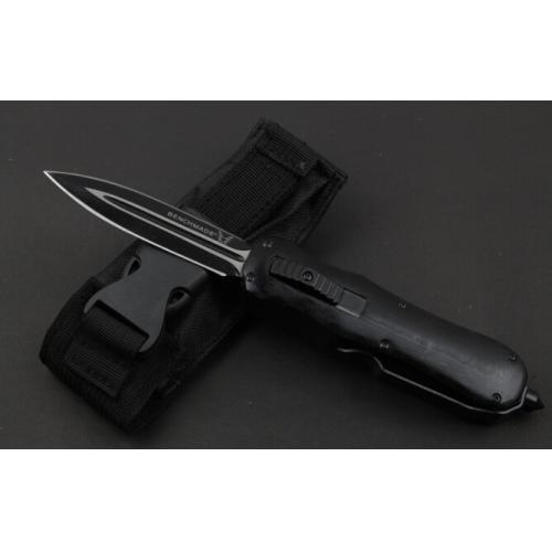 New Edition - Black Dual-Action Butterfly Knife