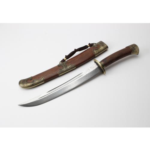 12-Inch Steel Saber with Qing Dynasty Pattern