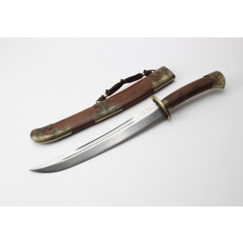 12-Inch Steel Saber with Qing Dynasty Pattern
