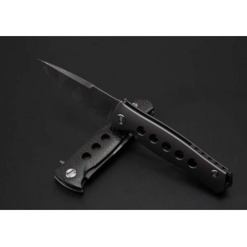 Bear Head - Folding Knife with Qilan Titanium Handle