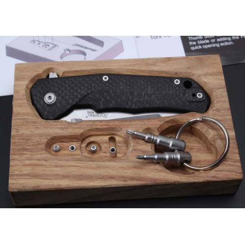 Premium Steel Lion Titanium Folding Knife