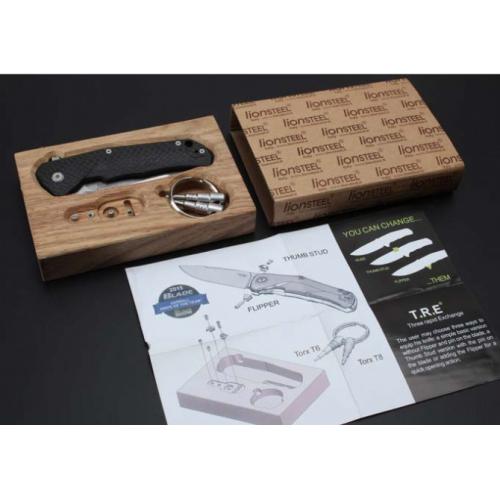 Premium Steel Lion Titanium Folding Knife