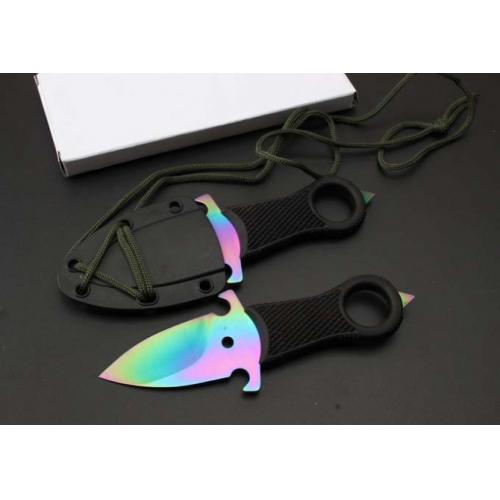 War Wolf Dual-Blade Neck Knife