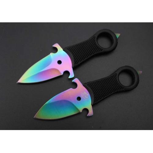 War Wolf Dual-Blade Neck Knife