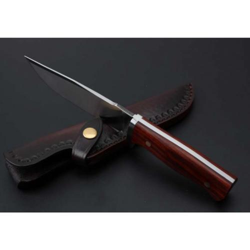 Little Bowie - Handcrafted Sheath with Python II/D2 Steel