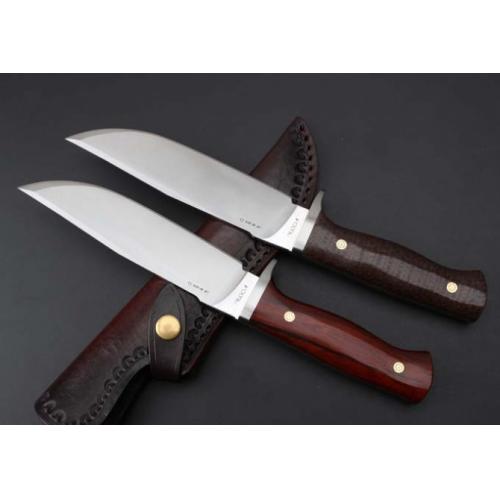 Little Bowie - Handcrafted Sheath with Python II/D2 Steel