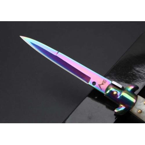 9-Inch Italian Stiletto Switchblade (Faux Bayonet Blade)
