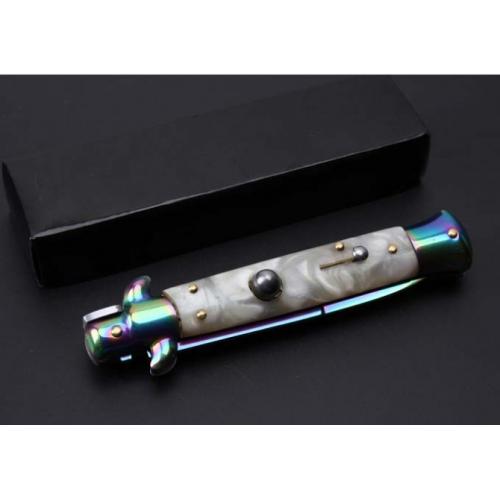 9-Inch Italian Stiletto Switchblade (Faux Bayonet Blade)