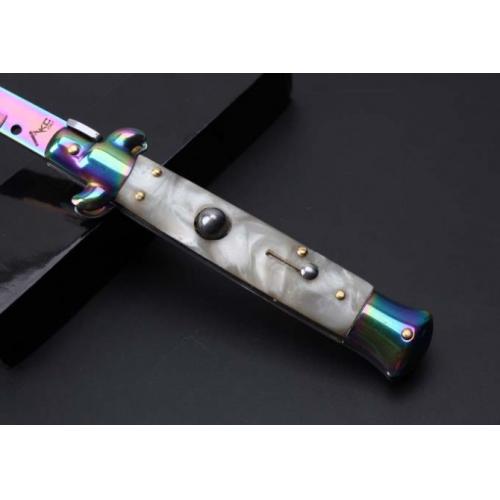 9-Inch Italian Stiletto Switchblade (Faux Bayonet Blade)